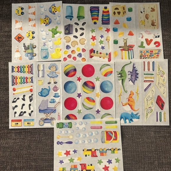 Colorful Kids Sticker Set - Picture 6 of 8